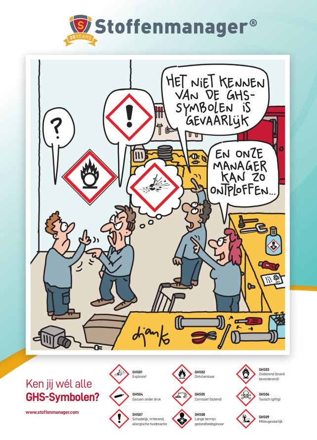 Download de Stoffenmanager® GHS-symbolen poster